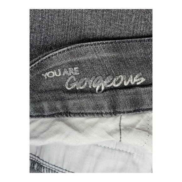 LEE STYLE UP YOU ARE GORGEOUS PULL-ON BOOT CUT JEANS PANTS Sz 18M BLACK - Picture 3 of 8